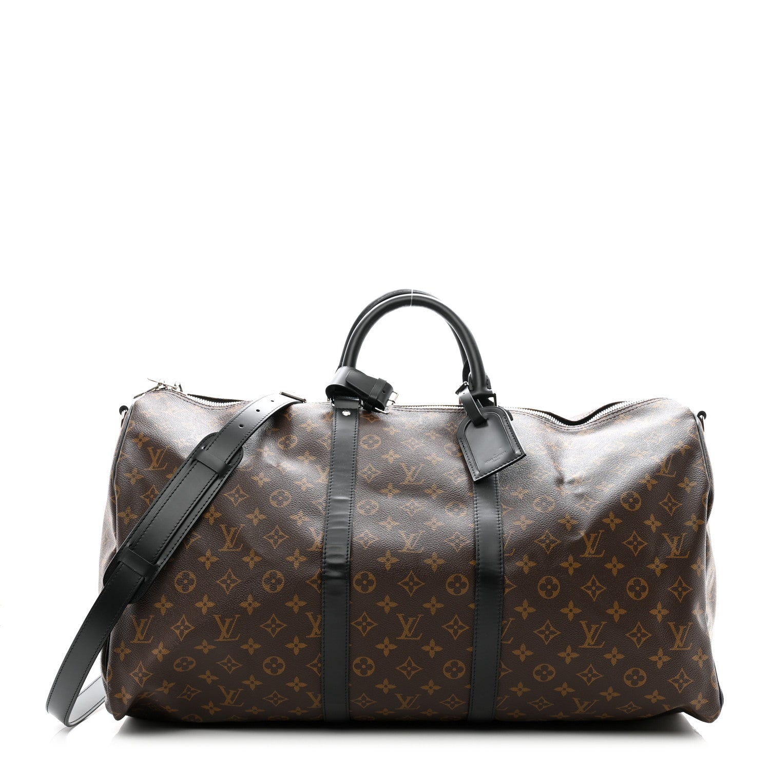 Louis Vuitton Monogram Macassar Keepall Bandouliere 55 1 of 12