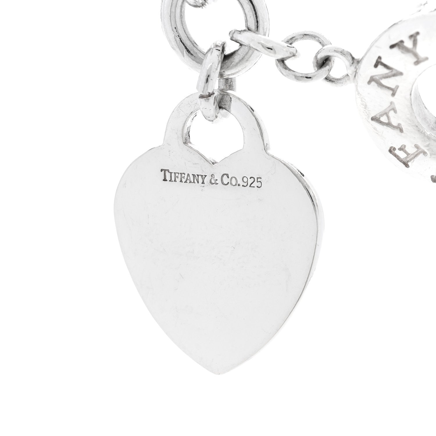 Tiffany Sterling Silver Heart Tag Toggle Necklace 5 of 5