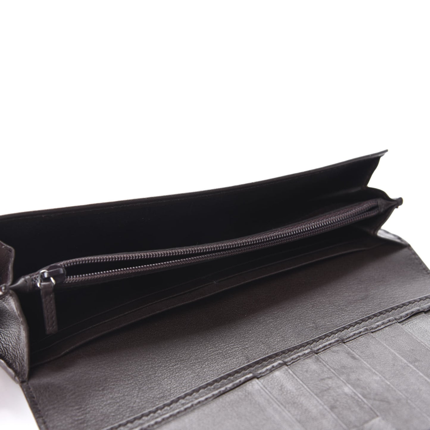 Guccissima Avel Continental Flap Wallet Brown