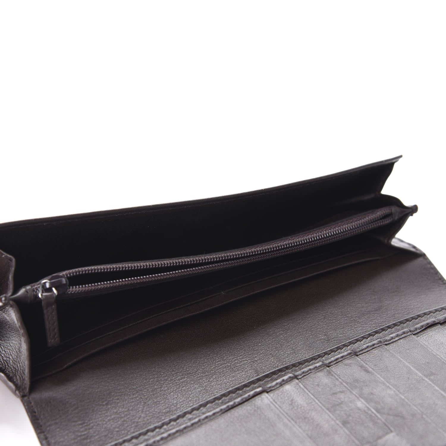 Gucci Guccissima Avel Continental Flap Wallet Brown 8 of 9