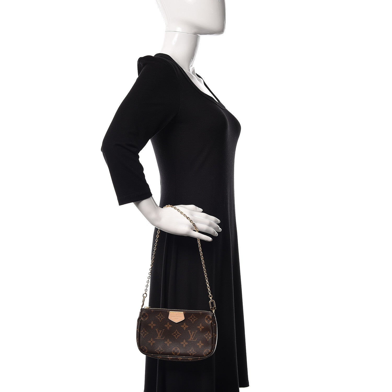 Louis Vuitton Monogram Multi Pochette Accessories Mini Pochette 2 of 9