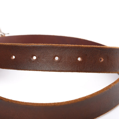 Gucci Cuoio Toscano Nickel Double Double G 30mm Belt 80 32 Cuir 5 of 8