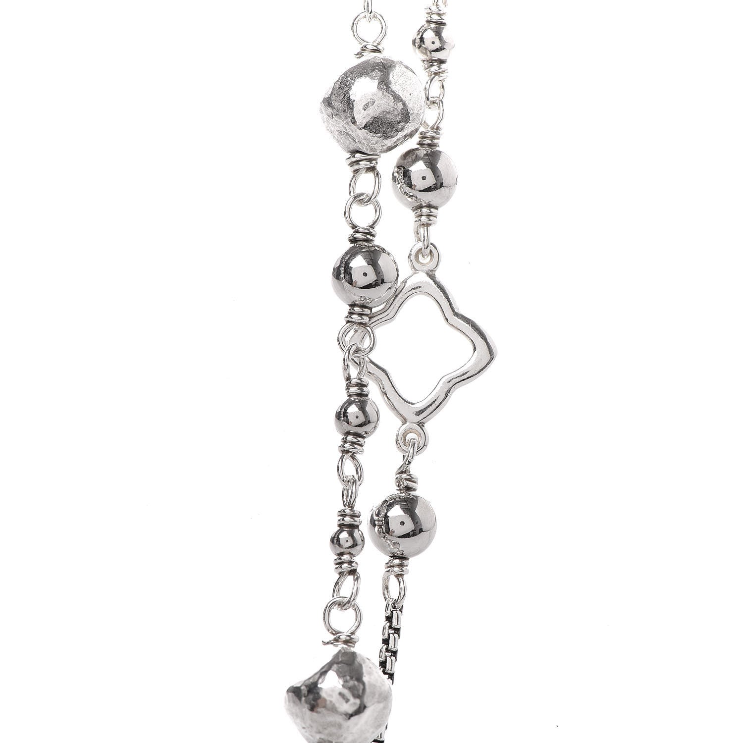 David Yurman Sterling Silver DY Elements Chain Necklace 4 of 6