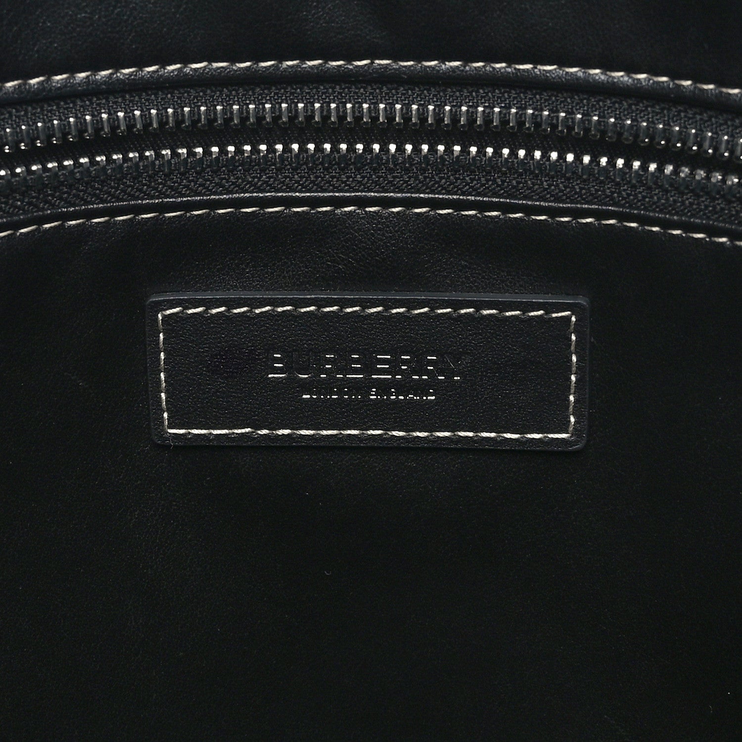 Burberry E-Canvas Denny Check Tote Brown 6 of 8