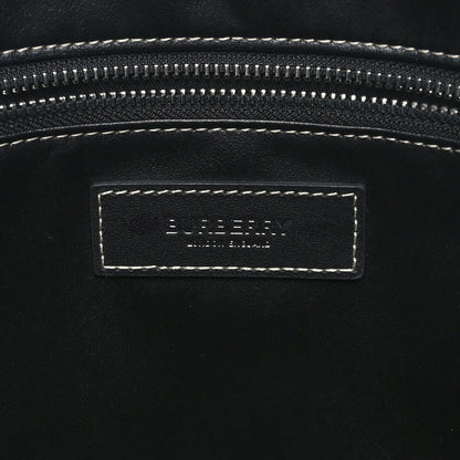 Burberry E-Canvas Denny Check Tote Brown 6 of 8