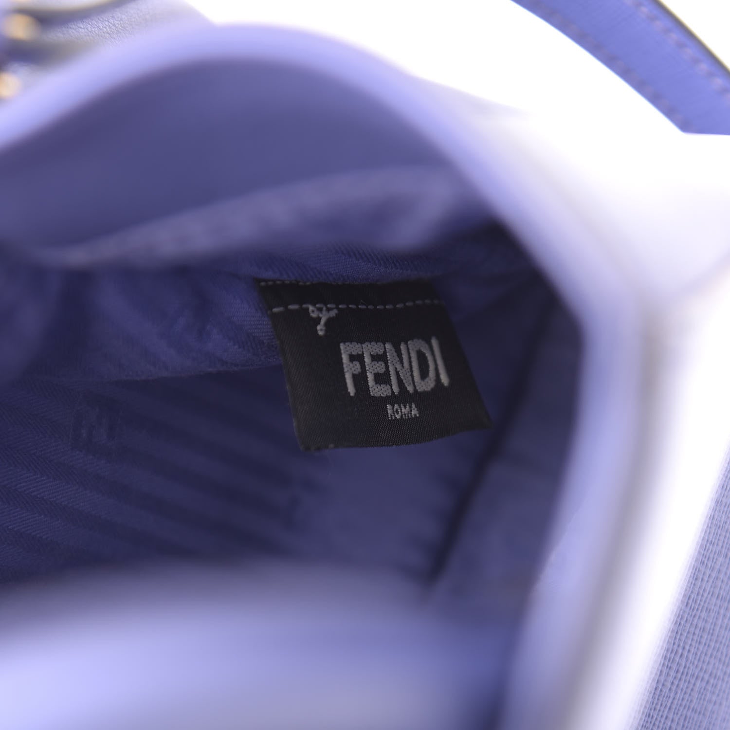 Fendi Vitello Elite Petite 2Jours Tote Viola Cassis 9 of 12