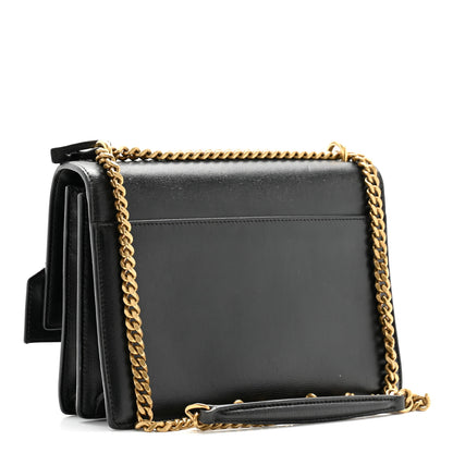 Saint Laurent Calfskin Medium Monogram Sunset Black 2 of 11