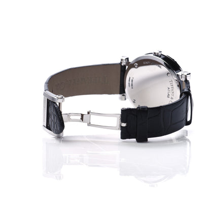 Tiffany Stainless Steel Alligator 36mm Atlas Quartz Watch Black 5 of 7