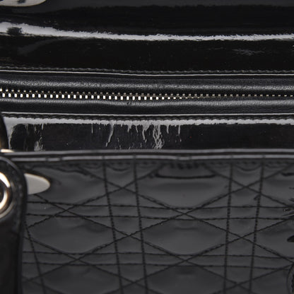 Christian Dior Patent Cannage Medium Lady Dior Black 12 of 12