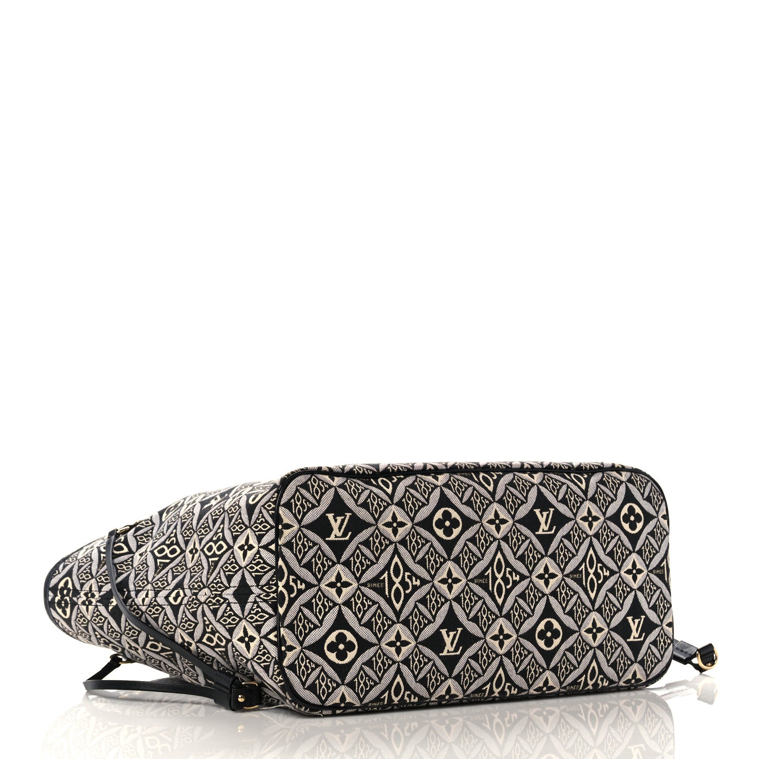 Louis Vuitton Jacquard Since 1854 Neverfull MM Grey 5 of 10