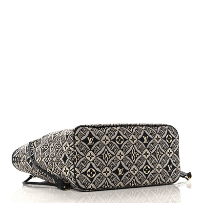 Louis Vuitton Jacquard Since 1854 Neverfull MM Grey 5 of 10
