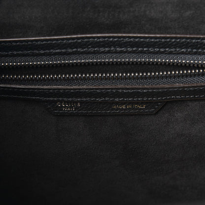 Celine Drummed Calfskin Mini Luggage Black 7 of 8