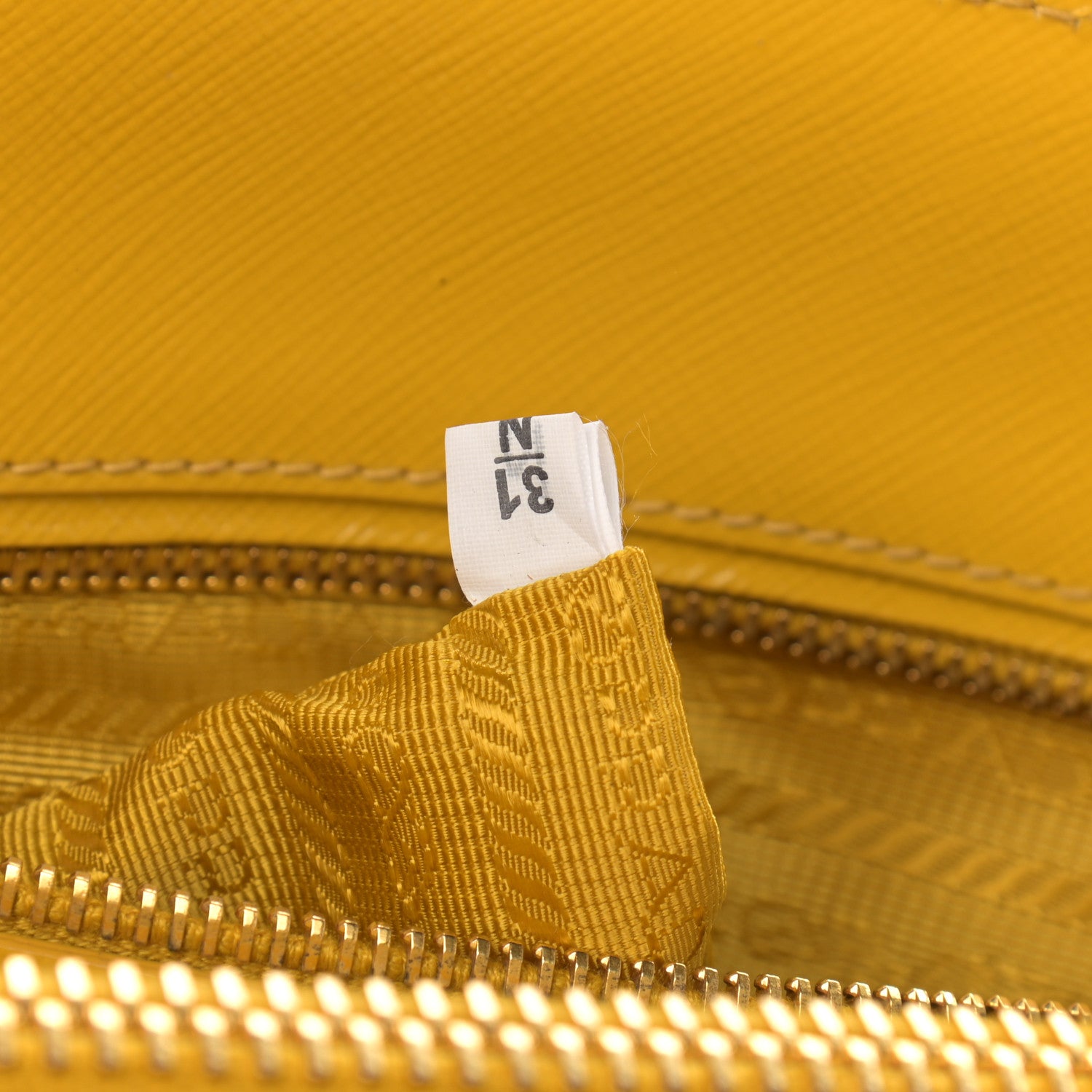 Prada Saffiano Lux Parabole Tote Mimosa 14 of 17