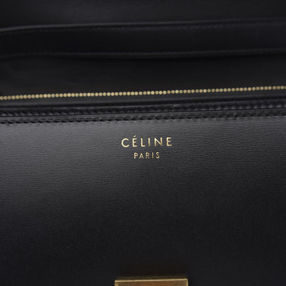 Celine Box Calfskin Medium Classic Box Flap Bag Black 6 of 11