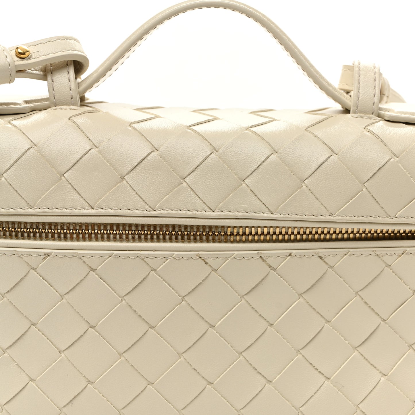 Nappa Intrecciato Bang Bang Vanity Case Sea Salt