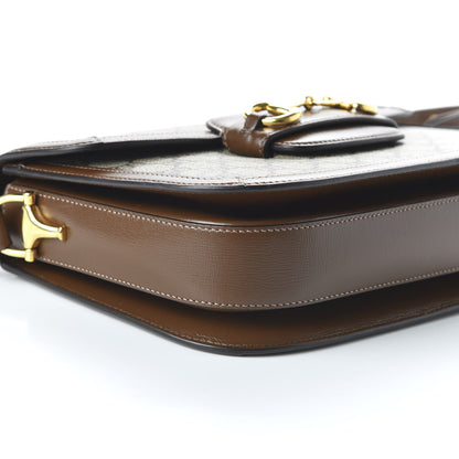 Gucci GG Supreme Monogram Horsebit 1955 Shoulder Bag Beige Brown Sugar 6 of 10