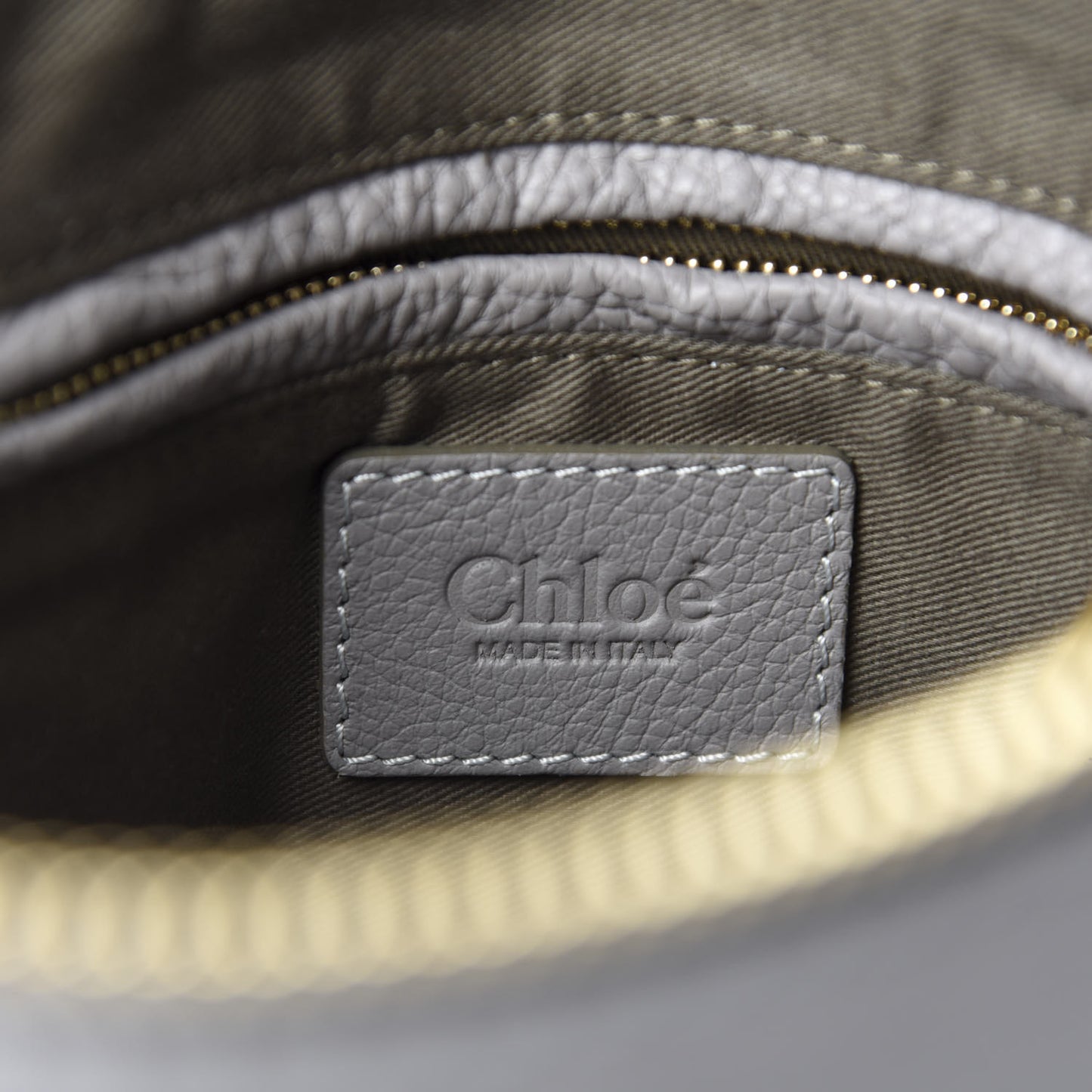 Calfskin Small Marcie Satchel Cashmere Grey