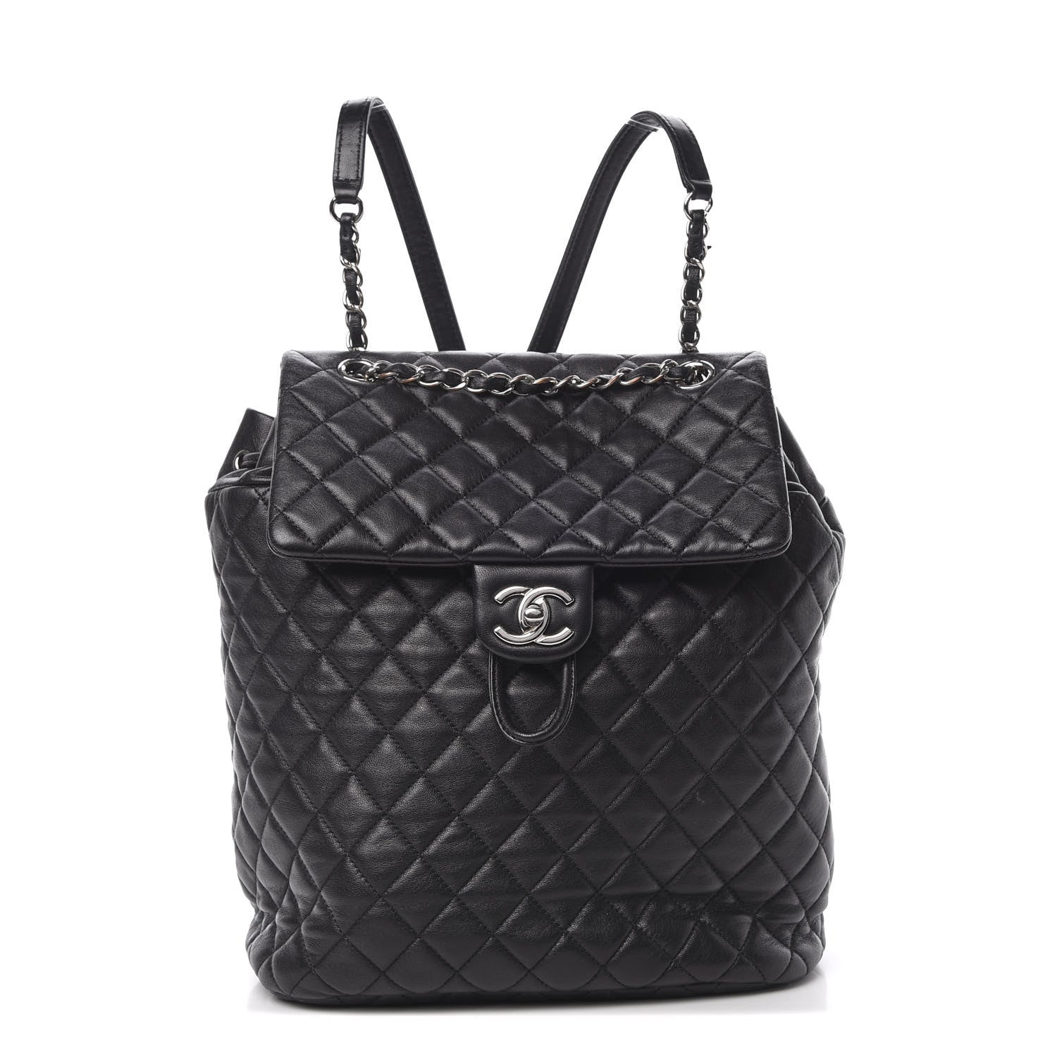 Chanel Lambskin Quilted Small Urban Spirit Backpack Black 1 of 11