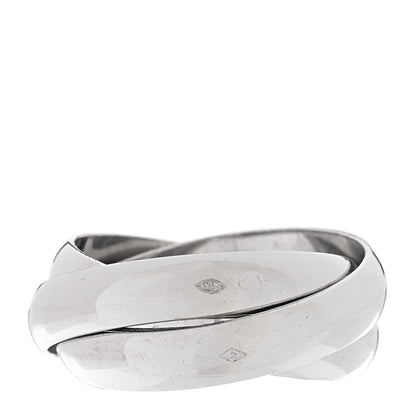 Cartier 18K White Gold Classic Trinity Ring 47 4 3 of 5