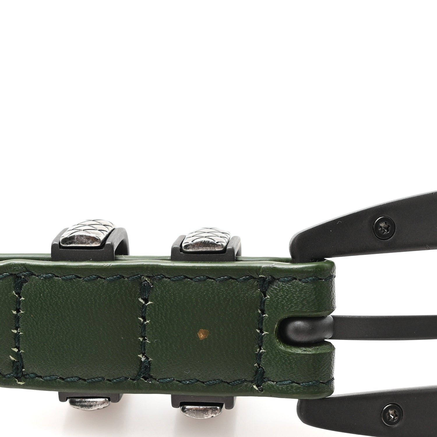Bottega Veneta Nappa Western Belt 90 36 Dark Green 5 of 5