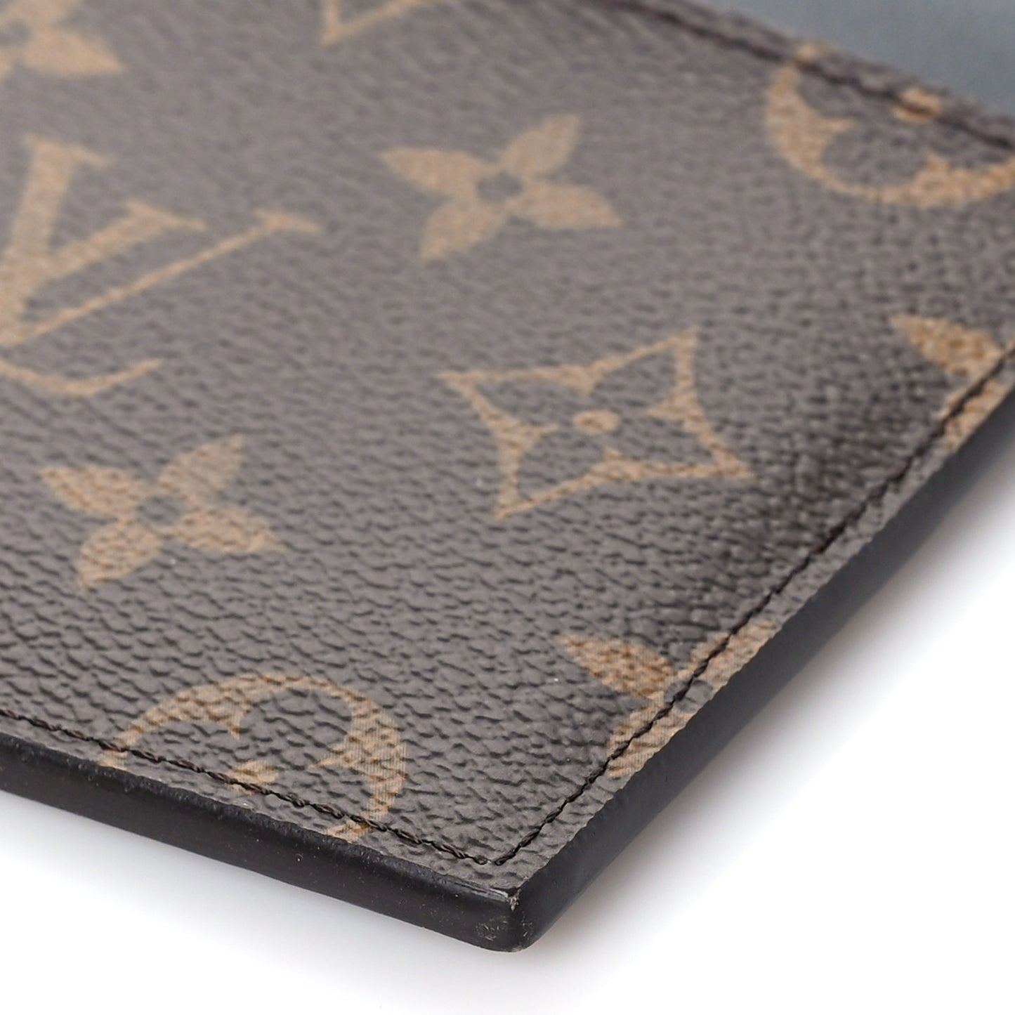 Monogram Slim Purse Black