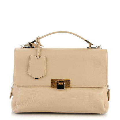 Balenciaga Grained Calfskin Le Dix Small Soft Cartable Beige Seigle 1 of 7
