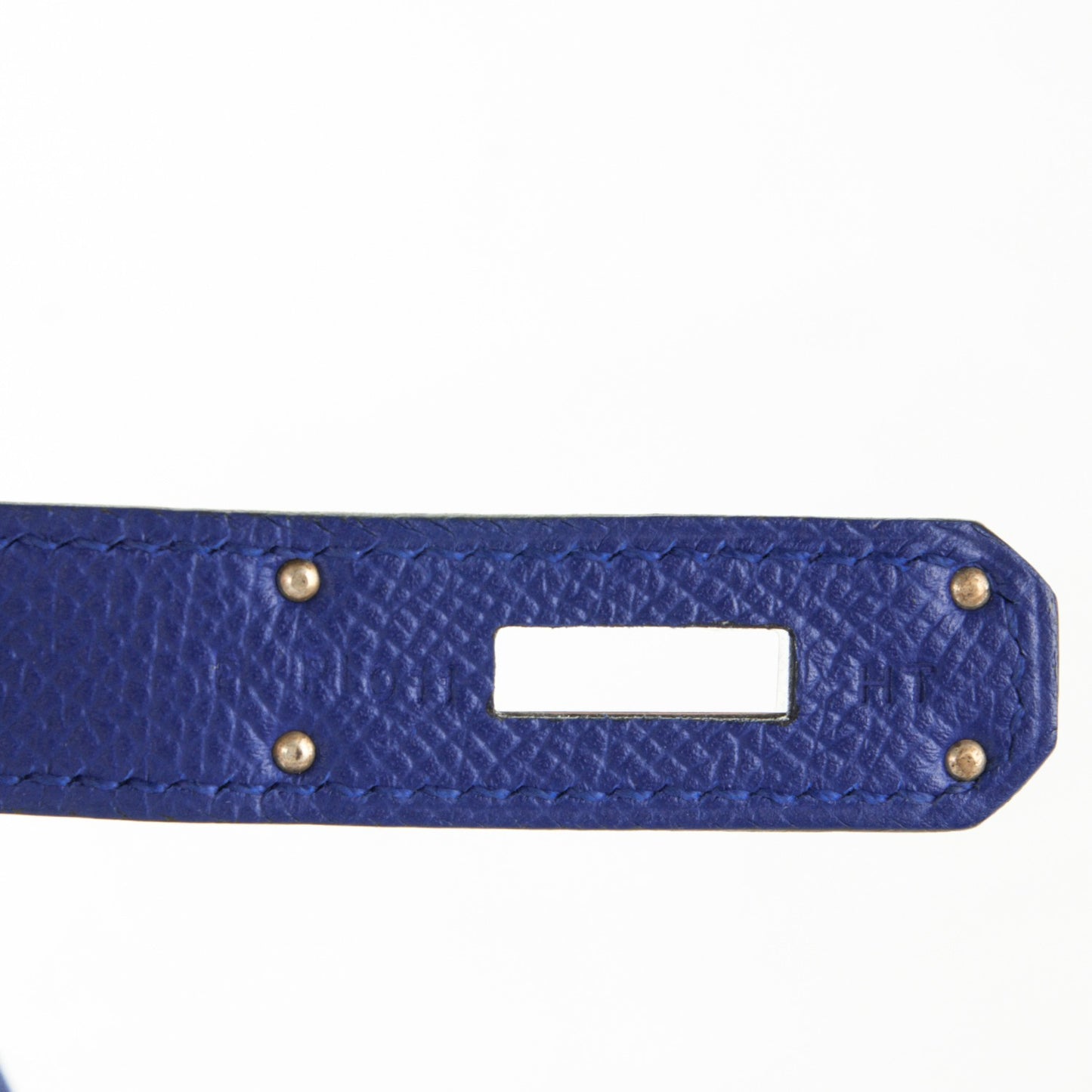 Epsom Birkin 35 Bleu Electrique