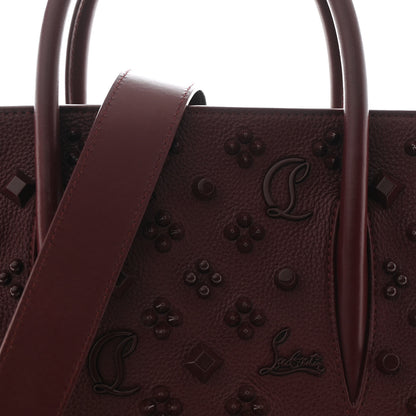 Christian Louboutin Calfskin Spikes Loubinthesky Medium Paloma Merlot 8 of 11