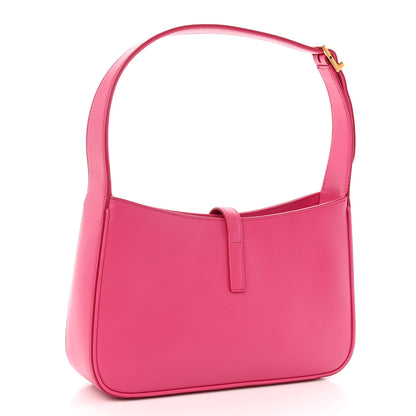 Saint Laurent Smooth Calfskin Le 5 A 7 Hobo Bubblegum 3 of 10