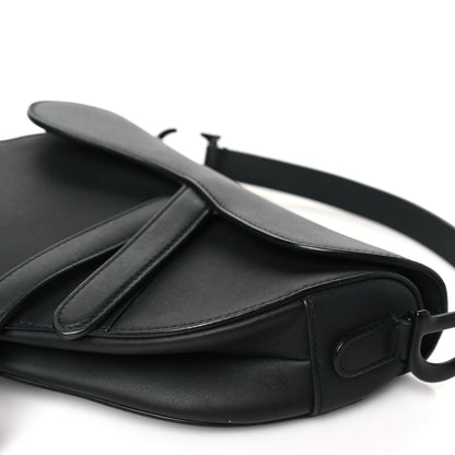 Christian Dior Ultra Matte Calfskin Mini Saddle Bag Black 10 of 11
