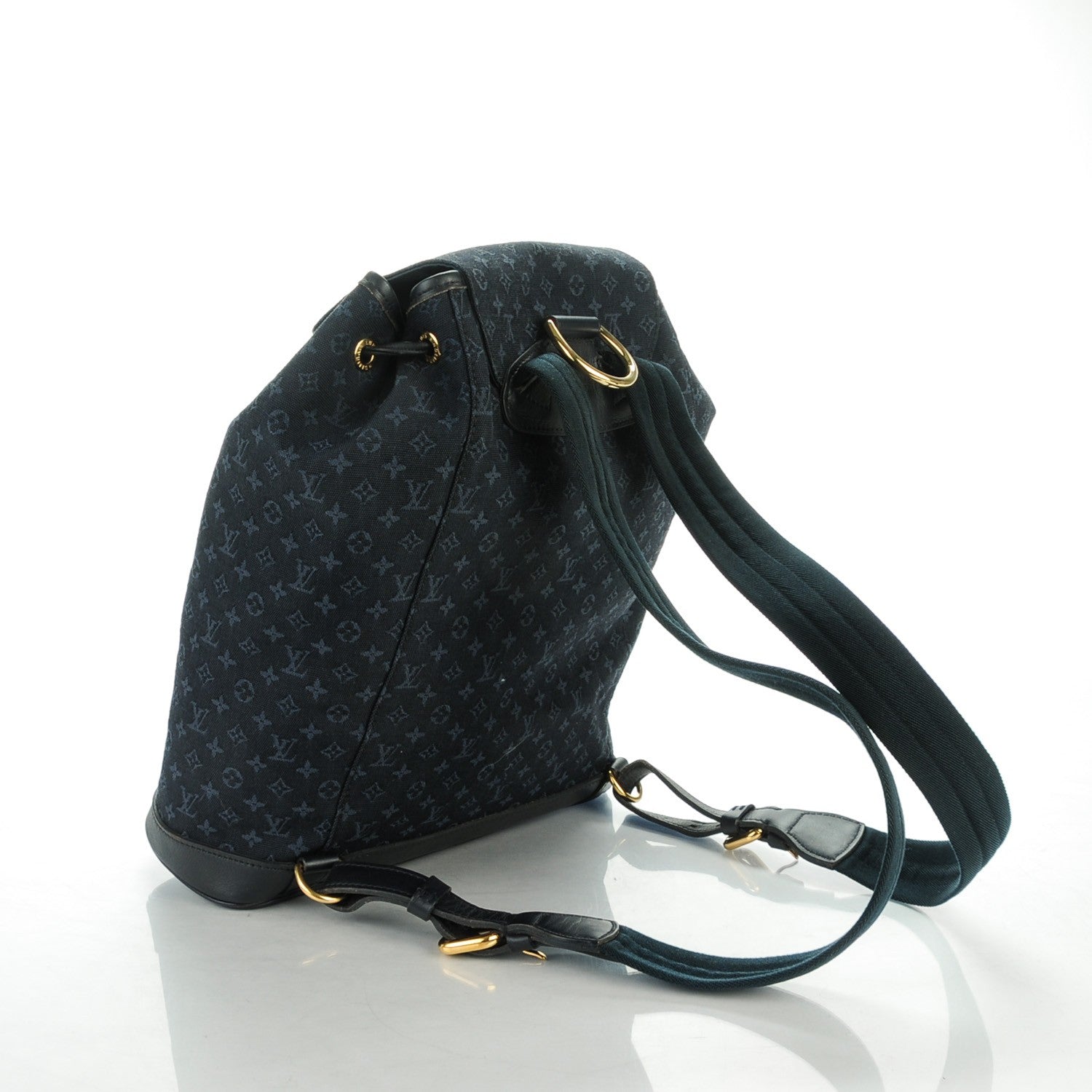 Louis Vuitton Mini Monogram Montsouris GM Backpack Blue 2 of 24
