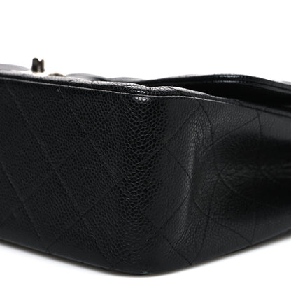 Chanel Caviar Quilted Jumbo Double Flap Black 10 of 11