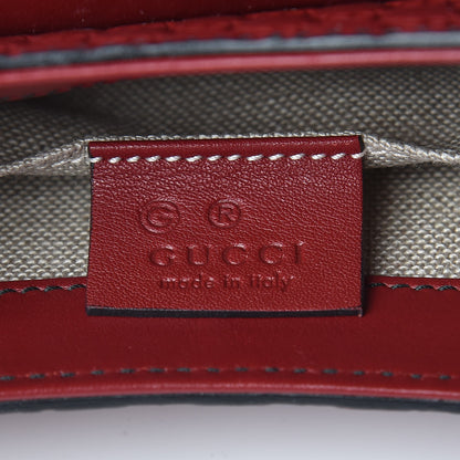 Gucci Soft Microguccissima Mini Emily Chain Shoulder Bag Rosso 6 of 11