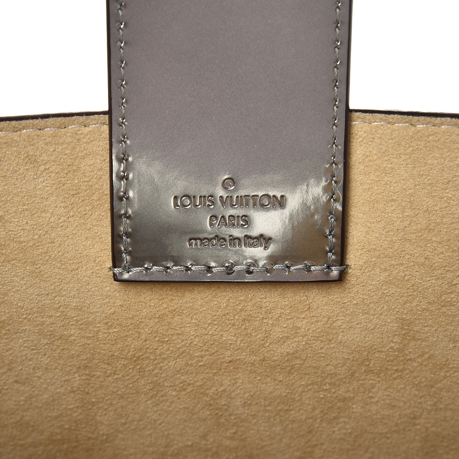 Louis Vuitton Vernis Long Beach PM Gris Metal 7 of 8