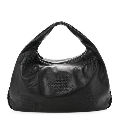 Bottega Veneta Nappa Intrecciato Patchwork Large Hobo Black 1 of 10
