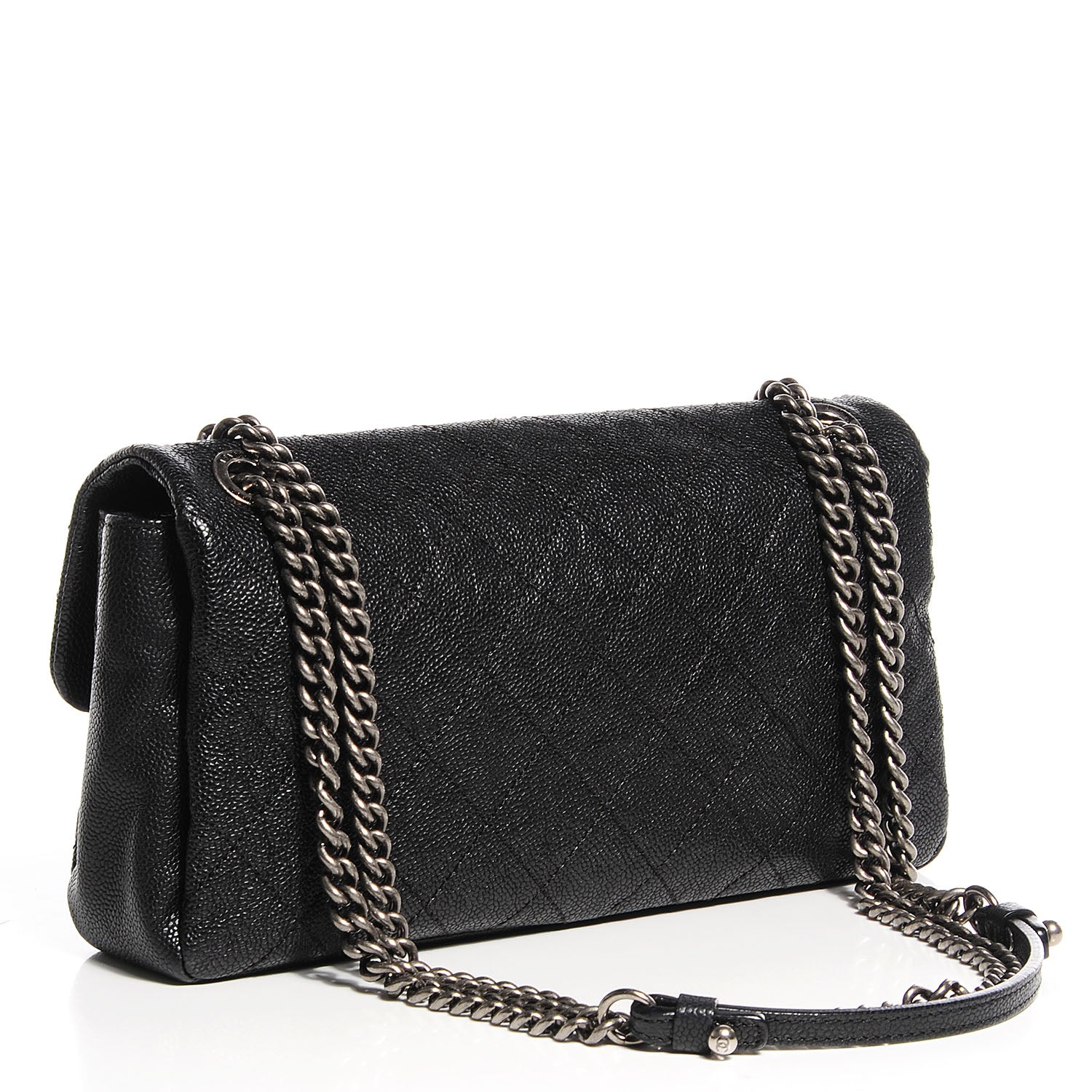 Chanel Caviar Medium Simply CC Flap Black 89673 – FASHIONPHILE