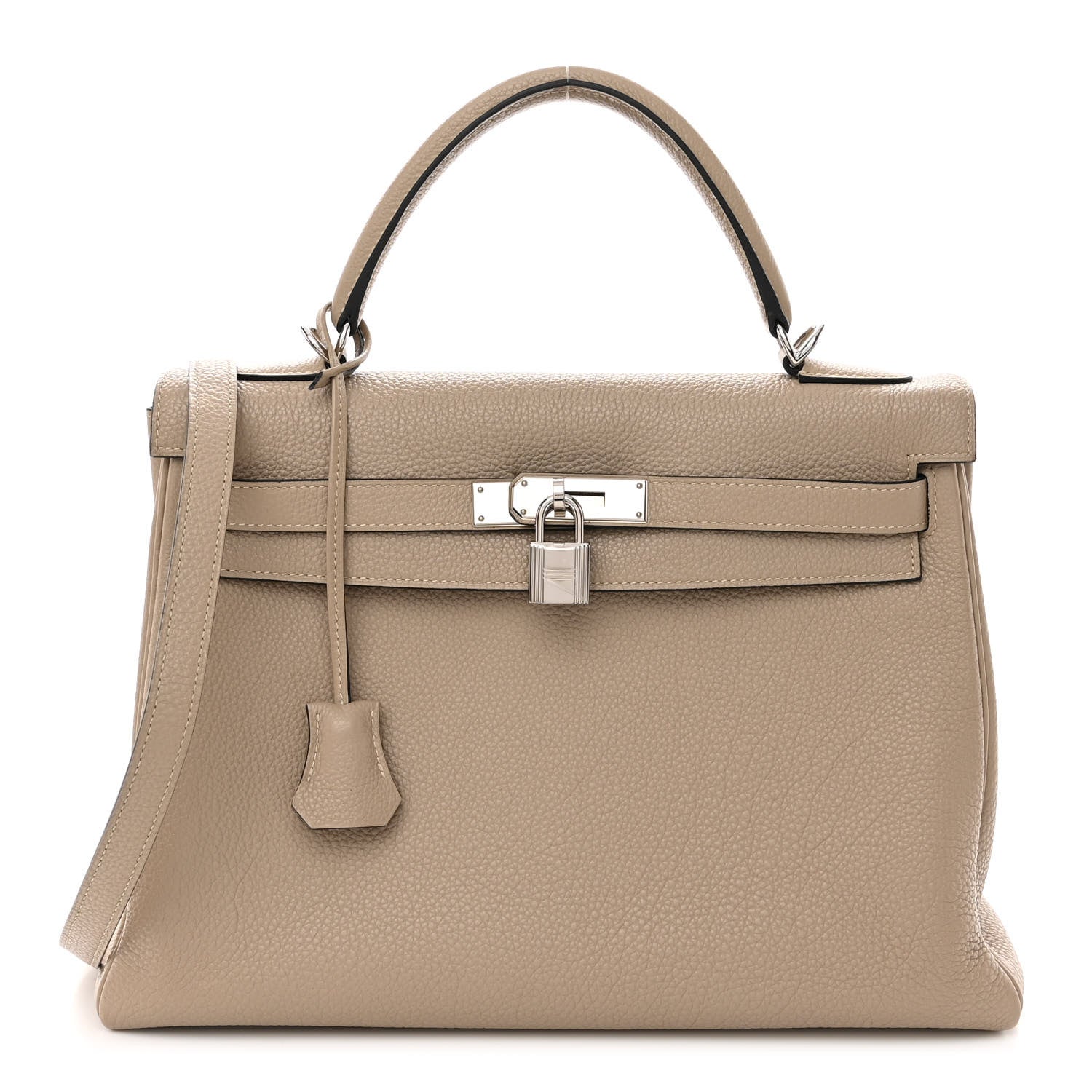 Hermes Togo Kelly Retourne 32 Gris Tourterelle 1 of 11