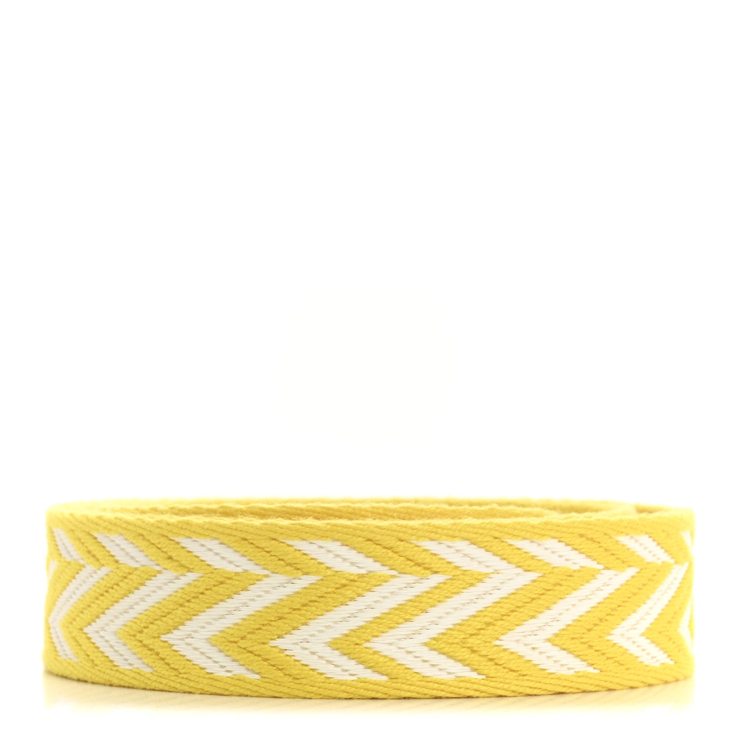 Toile Swift 25mm Sangle ZigZag Shoulder Strap Jaune De Naples White