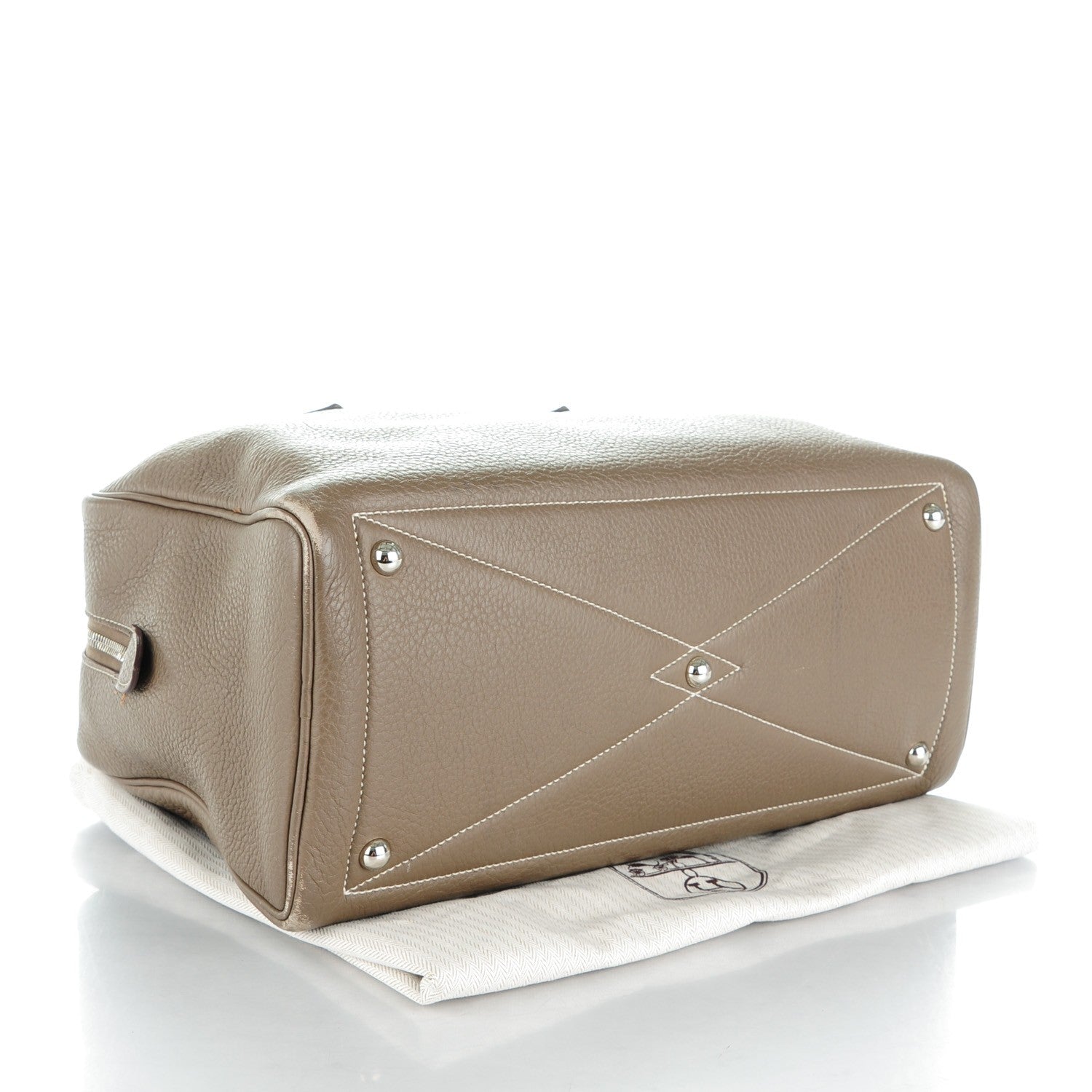 Hermes Taurillon Clemence Victoria II 35 Etoupe 4 of 12