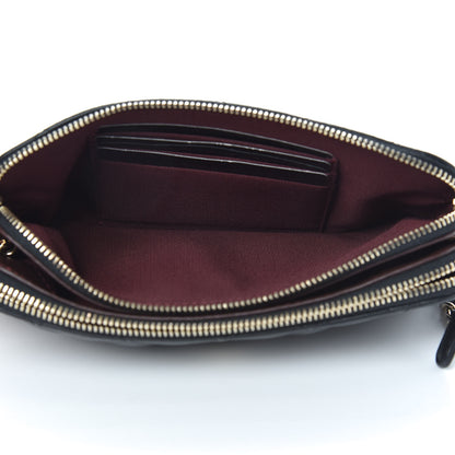 Chanel Lambskin Quilted Small Clutch With Chain Black 6 of 12