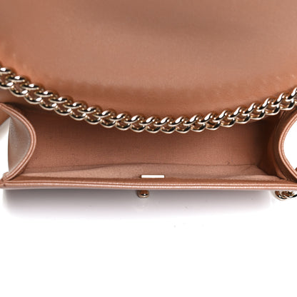 Chanel Caviar Quilted Medium Boy Flap Light Brown 5 of 13