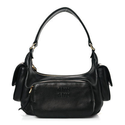 Miu Miu Nappa Multi Pocket Hobo Black 1 of 8