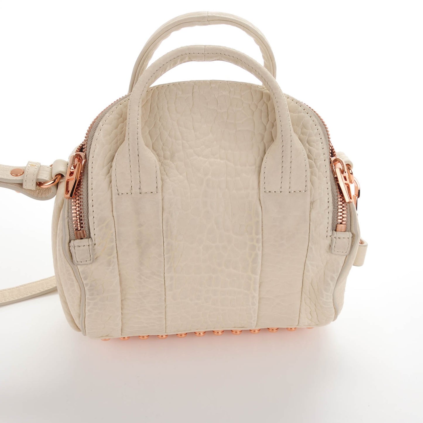 Pebbled Lambskin Mini Rockie Opaline Rose Gold Hardware