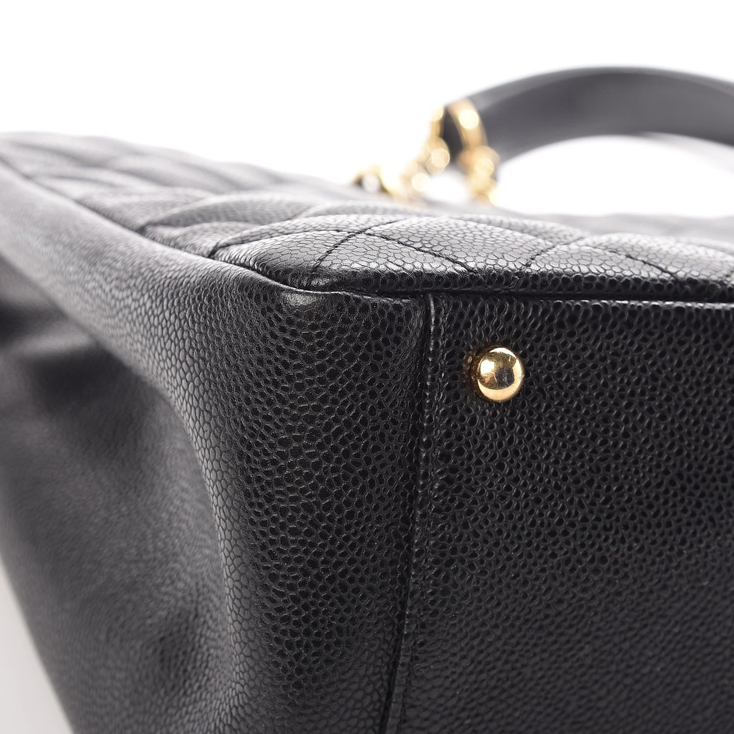 Chanel Caviar Quilted XL Grand Shopping Tote GST Black 11 of 15