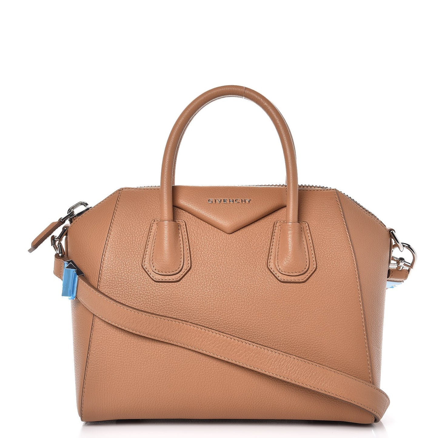 Sugar Goatskin Small Antigona Medium Beige