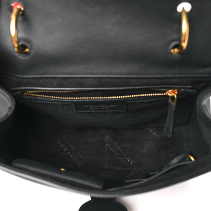 Burberry Trench Calfskin Medium DK88 Top Handle Bag Black 5 of 8