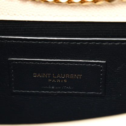 Saint Laurent Grain De Poudre Small Monogram Kate Satchel Crema Soft 6 of 11