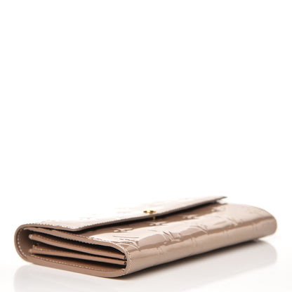 Louis Vuitton Vernis Sarah Wallet Beige Poudre 4 of 9