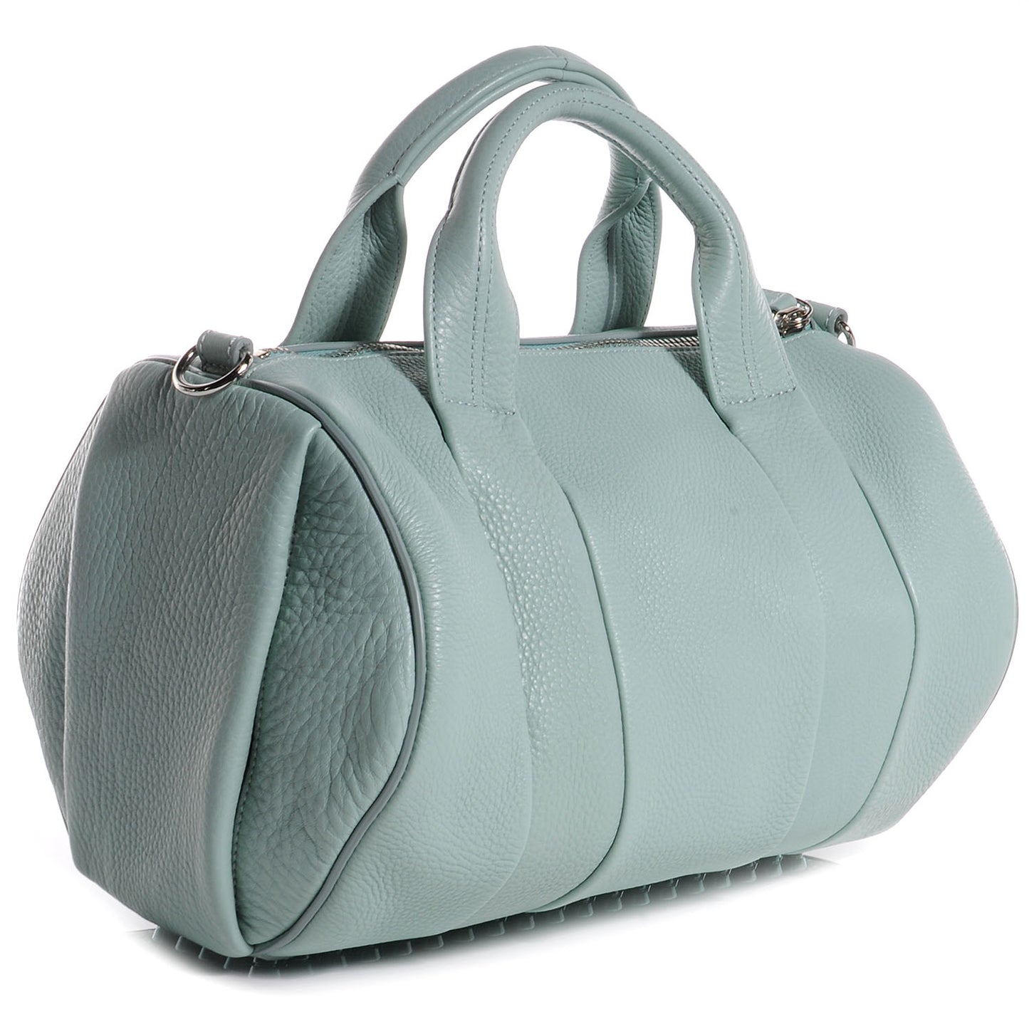 Pebbled Leather Rocco Peppermint