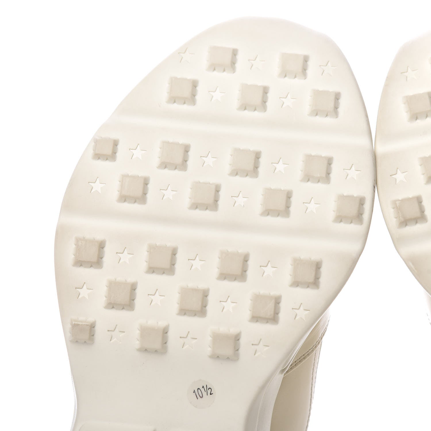 Gucci Calfskin Interlocking G Logo Mens Rhyton Sneakers 10.5 Ivory 12 of 13